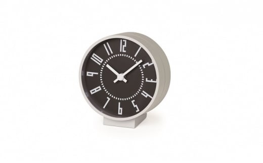 eki clock s / ブラック（TIL19-08 BK） レムノス Lemnos 時計 工芸品