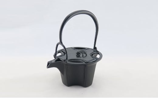 【高岡銅器】アルミ鋳物 燗鍋 七宝 黒 民芸品 工芸品 伝統