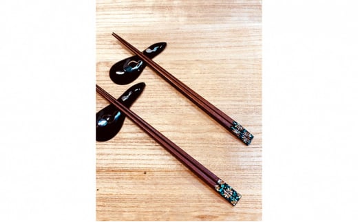 きらめき箸 二膳入り 唐松 喜久 食器 民芸品 工芸品 伝統工