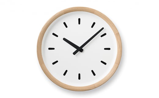 basin line / ナチュラル（PIL23-05 NT） インテリア 掛時計 時計 