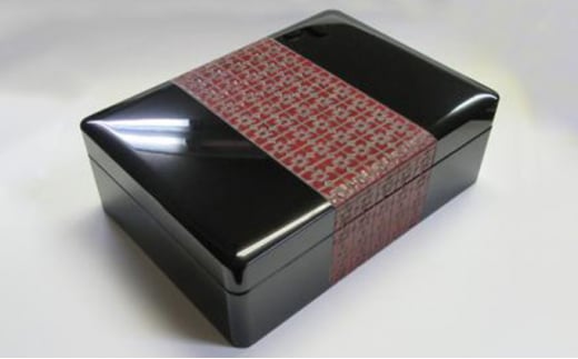 ［高岡漆器］ 文庫 小花紋 雑貨 日用品 文房具 工芸品  FAD-12