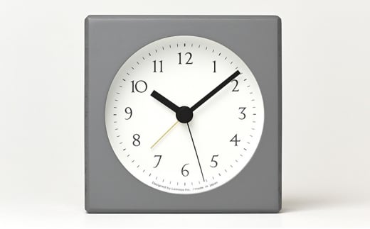 nuan / PA23-10 GY 置き時計 時計 Lemnos レムノス インテリア 民芸