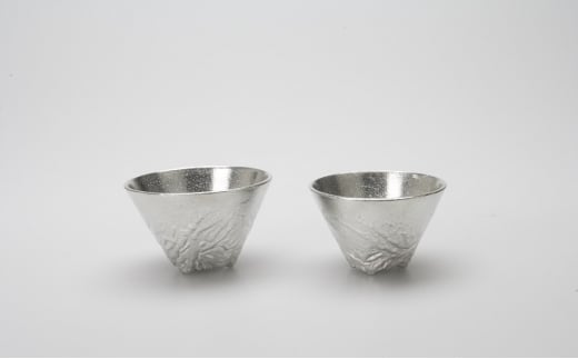 立山のぐい呑 - L ・ S セット 能作 酒器 錫 器 盃 杯 ギフト F