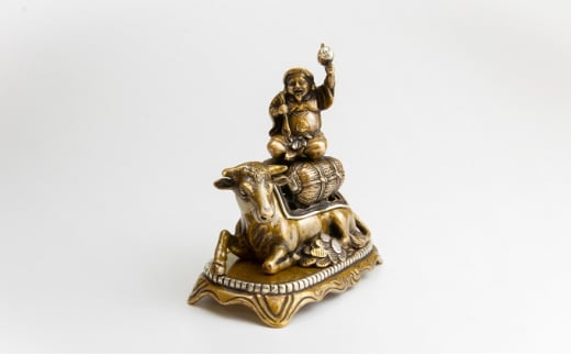 [高岡銅器]福丑大黒香炉 喜泉堂（ふくうしだいこくこうろ