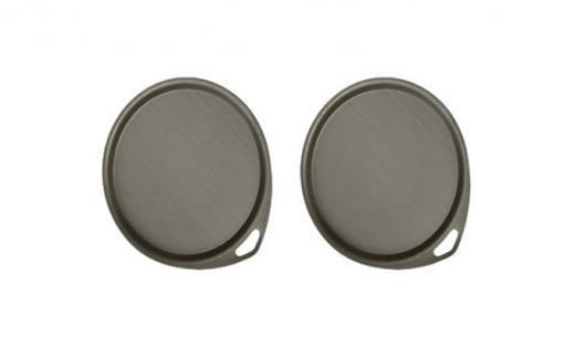 小物置き トリートレイ サークル 2点 セット ダークグレー