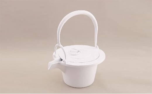 【高岡銅器】アルミ鋳物 燗鍋 市松白色 民芸品 工芸品 伝統