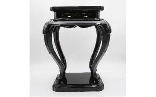 【高岡漆器】宝来高卓 黒無地 民芸品 工芸品 伝統技術  FAD-0