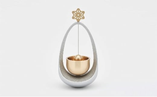 【高岡銅器】まわりん 麻の葉 インテリア デザイン性 起き