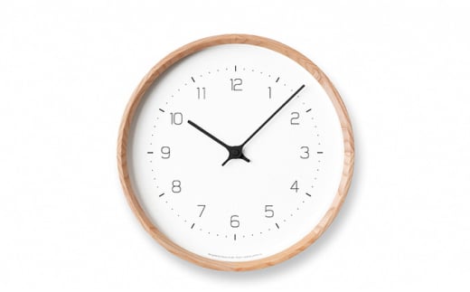 NEUT wall clock / ナチュラル（KK22-09 NT） 民芸品 工芸品 伝統技
