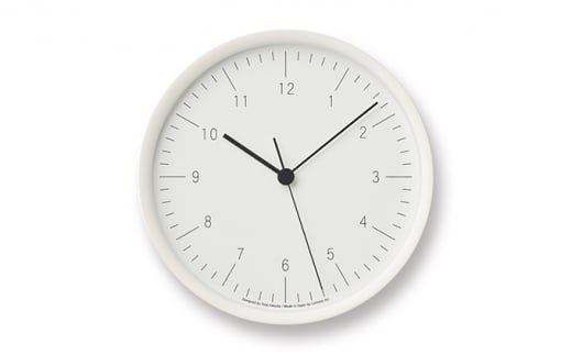 City Pop [電波時計] / ホワイト（YK23-03 WH） インテリア 掛時計