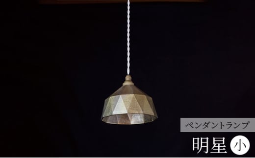 照明 ペンダントランプ 明星 小 コード70cm FUTAGAMI 工芸品 伝