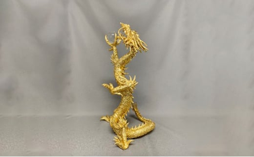 ［高岡銅器］ 皇龍(こうりゅう) 本金箔 インテリア 工芸品