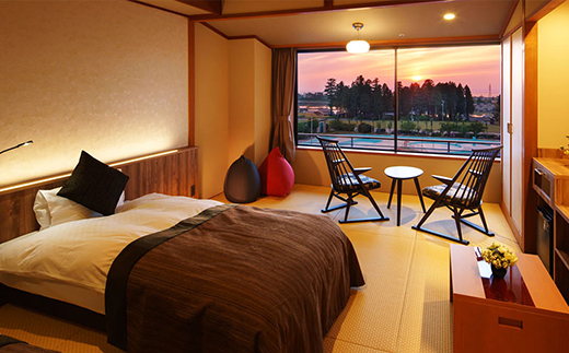 旅行 宿泊券 富山 「にっぽんの温泉100選」 金太郎温泉 峰の界和モダン和室ベッドタイプ 3泊6食 ペア 宿泊 ホテル 観光 金券 北陸 温泉 富山県 ※北海道・沖縄・離島への配送不可