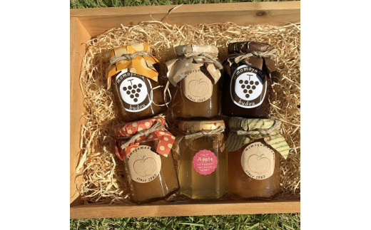 桃山ぶどう園の手作りくだものジャム8種（巨峰、シャインマスカット、りんごジュレとお楽しみ5種）　※北海道・沖縄・離島への配送不可　※2025年9月中旬頃より順次発送予定