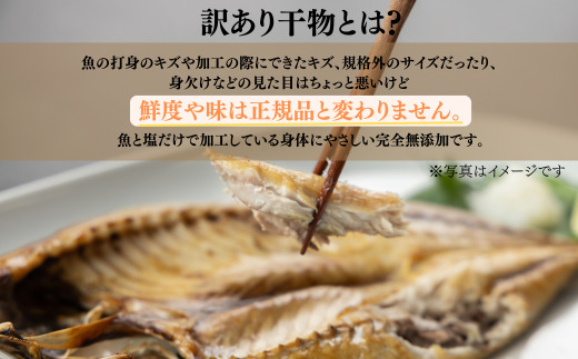おまかせ訳あり干物セット（3～5種） 約2.5kg 富山 魚津 浜浦水産 自家用 家庭用