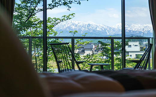 旅行 宿泊券 富山 「にっぽんの温泉100選」 金太郎温泉 峰の界和モダン和室ベッドタイプ 1泊2食 ペア｜宿泊 ホテル 観光 金券 北陸 温泉 富山県 ※北海道・沖縄・離島への配送不可