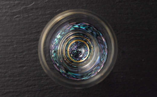 【ワイングラス 本漆 螺細】ペアワイングラス セット 230ml｜大正2年創業老舗仏壇店の技術 酒器 グラス 魚津漆器 工房ヤマセン ワイン ギフト