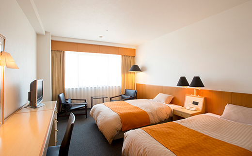 【ホテルグランミラージュ】人気の朝食付き！ペア宿泊券（ツイン） ※北海道・沖縄・離島への配送不可