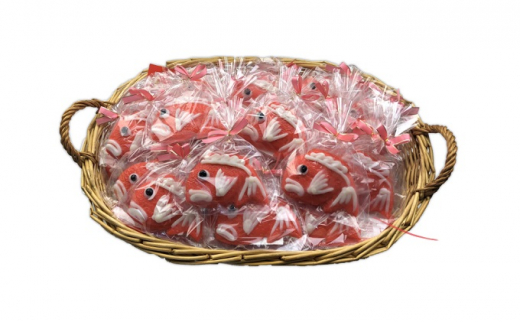 【かわいい細工蒲鉾】来福丸鯛30匹（ラッピング仕様）