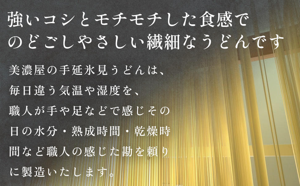 美乃氷見うどんお徳用4個入  | 氷見 うどん 乾麺 送料無料 