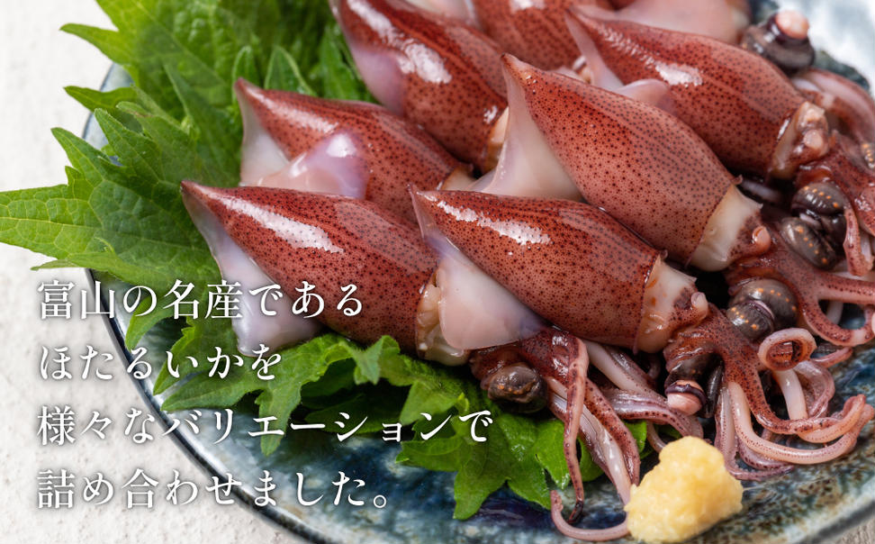 ほたるいか三昧 ホタルイカ イカ 漬け 素干し 富山県 氷見
