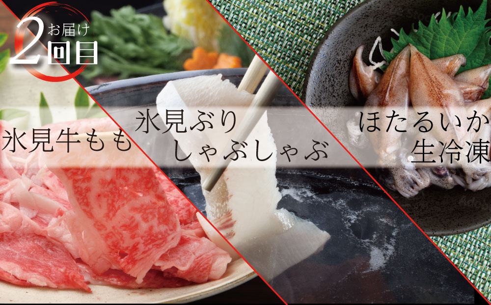 【３ヶ月定期便】美味の町・富山からお届けする！いいも
