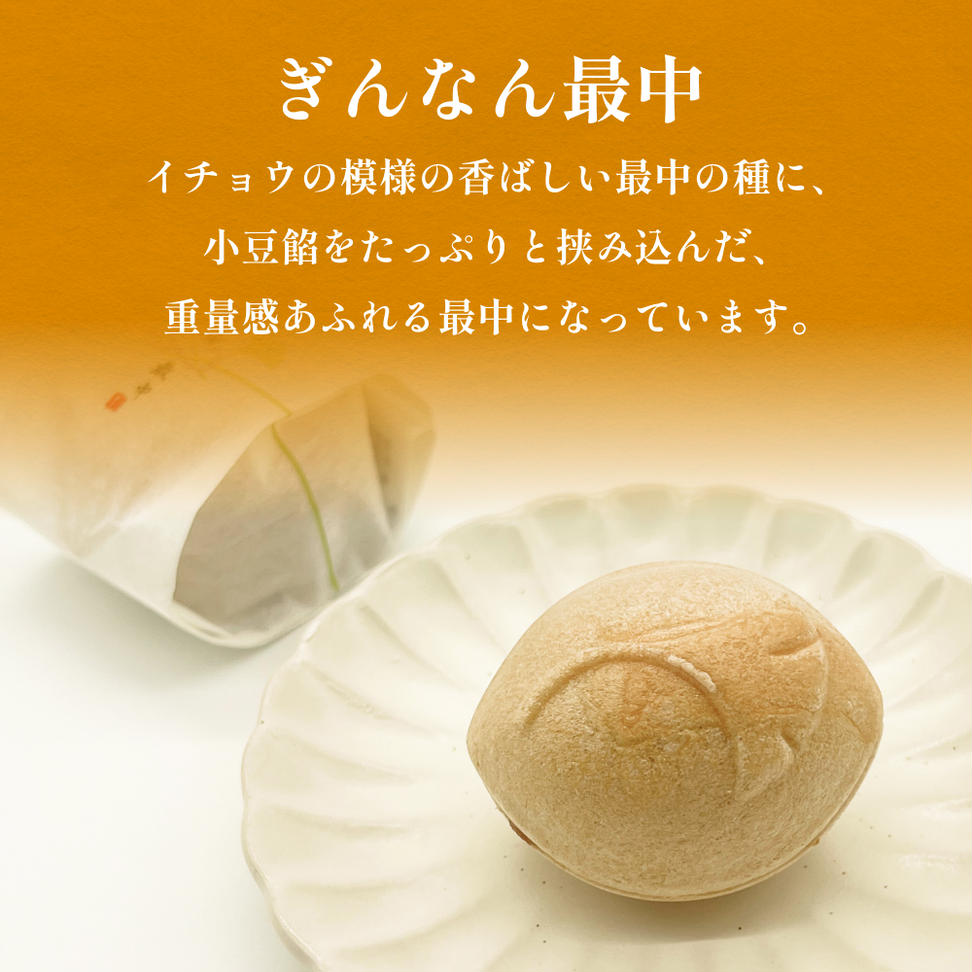 和菓子詰め合わせ2種（餅、最中）セット ぎんなん餅本舗お