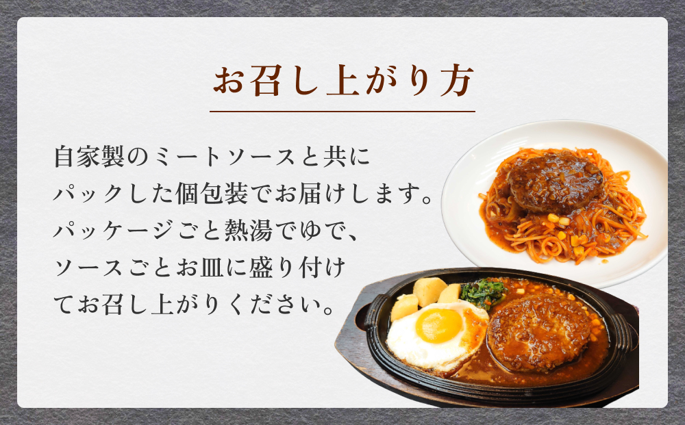 ひみハンバーグ 5個 ソース付き | ミートソース 氷見牛 ブラ