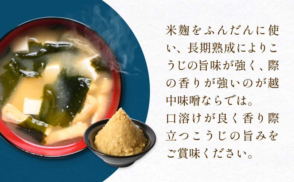 減塩味噌 10割麹仕込み  750g×6個 ＜スマイルケア食品認定＞ 