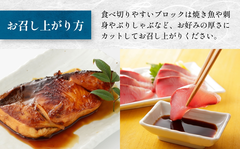 氷見産 天然寒ブリ 片身 １／2カット | 釣屋魚問屋直営店