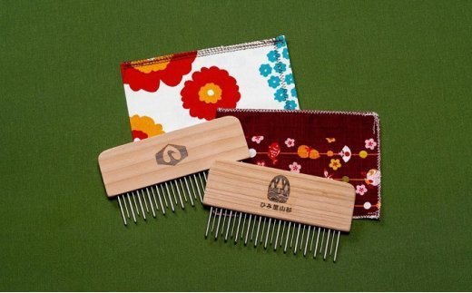 つるかめ印のビューティーコーム | 富山 氷見 櫛 コーム 杉 