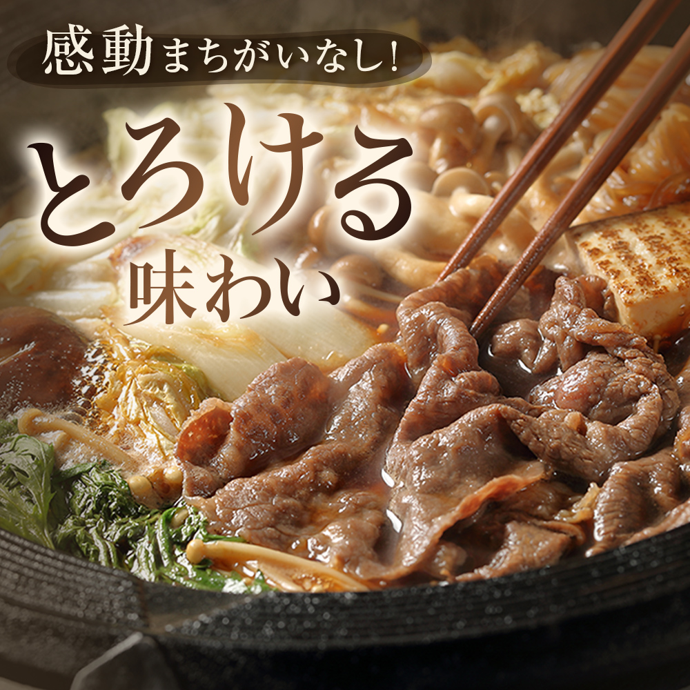 特選氷見牛ロースすき焼き用肉 500g×2