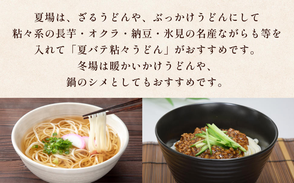 美乃氷見うどん5本入つゆ付き（200g×5本） 富山県 氷見市 う