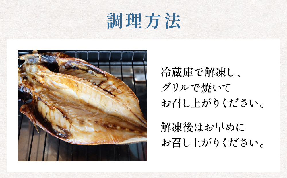 【隔月3回定期便】【訳あり】あじの干物（約30cm）6枚  富山