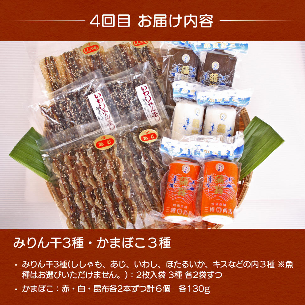 【5ヶ月隔月お届け】氷見堀与 一夜干・昆布〆刺身・山海の