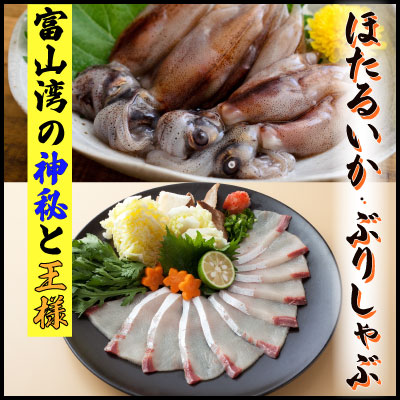 鮮度そのまま！『ぶり、ほたるいか』生冷凍セット