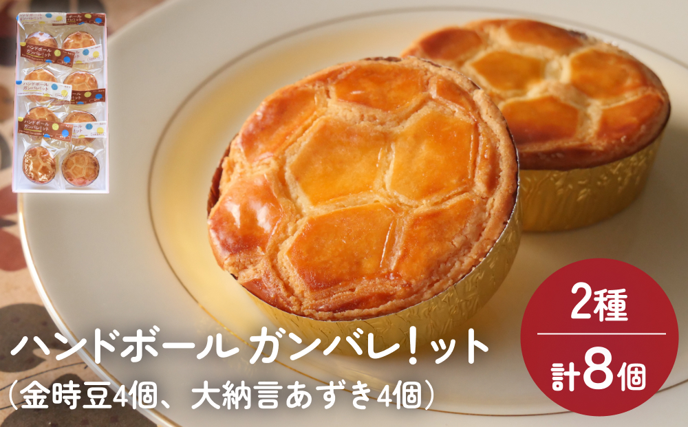 ハンドボールガンバレ！ット 8個 富山県 氷見市 ガレットブ