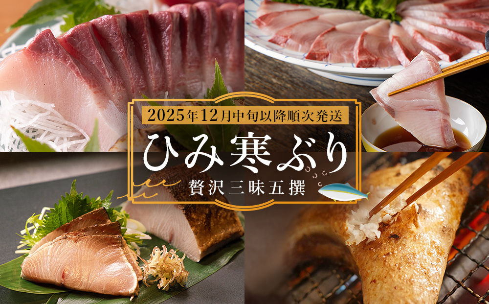 【先行予約】ひみ寒ぶり贅沢三昧五撰【2025年12月中旬以降