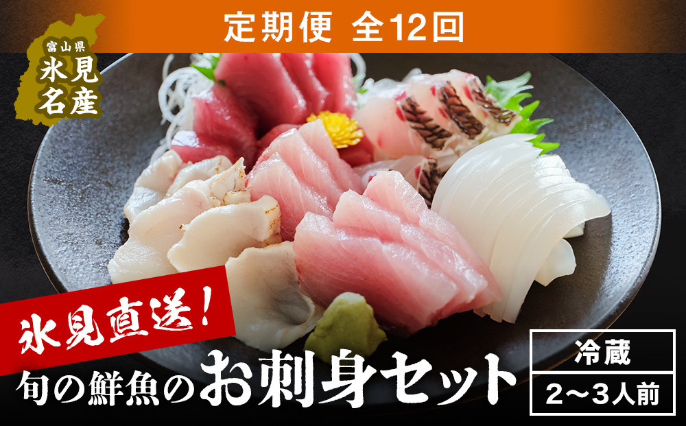 【配送地域限定】 産地直送 氷見漁港 朝どれ鮮魚お刺身セ