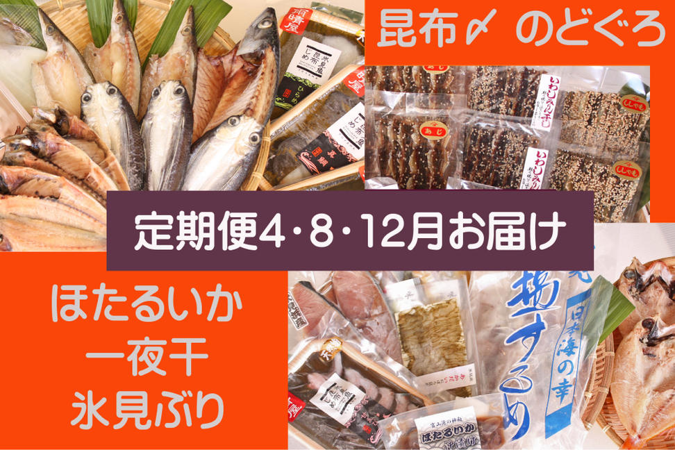 【年3回定期便】氷見の味を食べつくす！＜氷見鰤・昆布〆