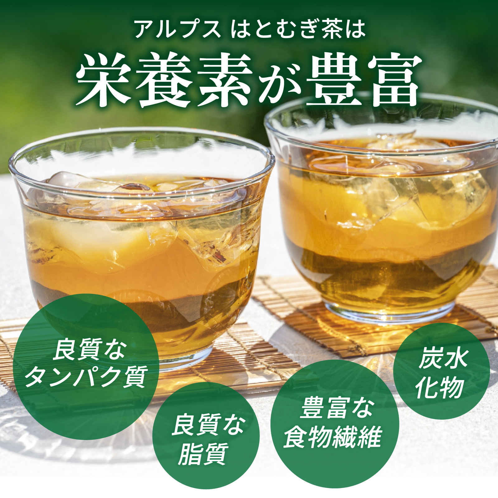 アルプス　はとむぎ茶　ペットボトル350ml×24本入 [A-052001]