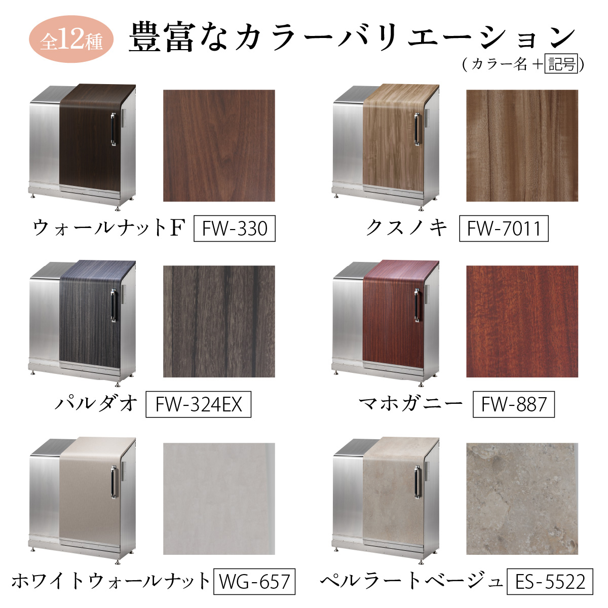 多機能ボックス インテリジェントダスポン ハイスリム 600L ワンタッチ棚付き ステンレス 仕様【W-037007】