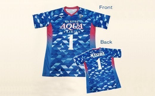 KUROBEアクアフェアリーズ　レプリカオーダーTシャツ（選手サイン入り）