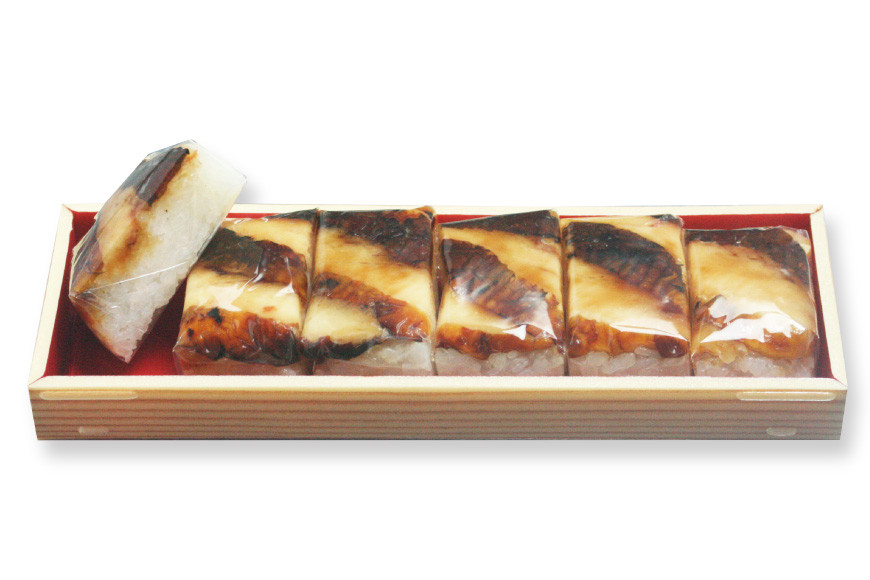 焼き穴子の押し寿司 35g×6個 折箱入り 寿司 押し寿司 穴子 あなご アナゴ 富山名物 冷蔵/ます寿司屋ヒロ助/富山県 黒部市