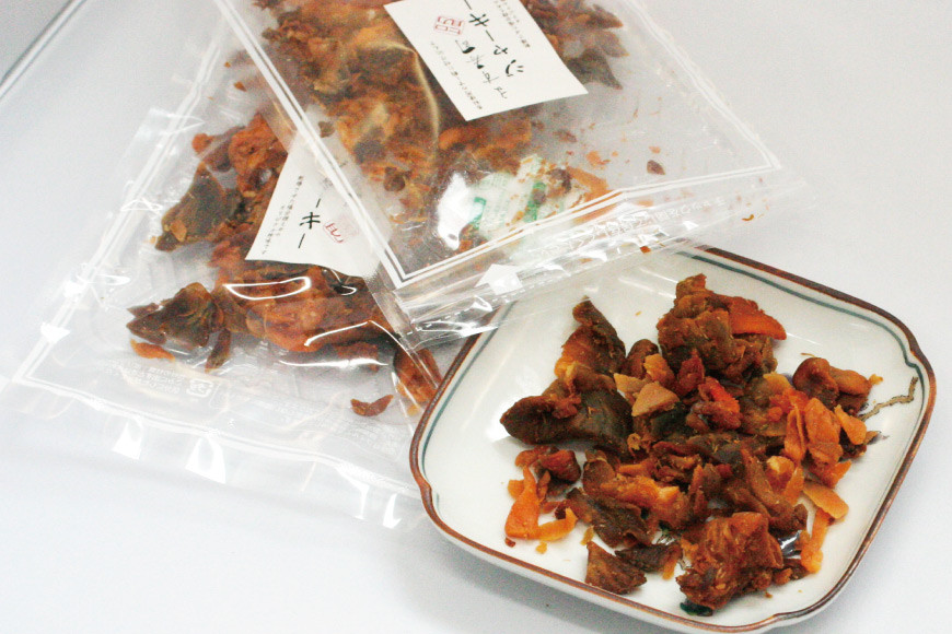 ます寿司 ジャーキー 60g×2袋 [ 肴 おつまみ ます 鱒 切落とし ]/ます寿司屋ヒロ助/富山県 黒部市