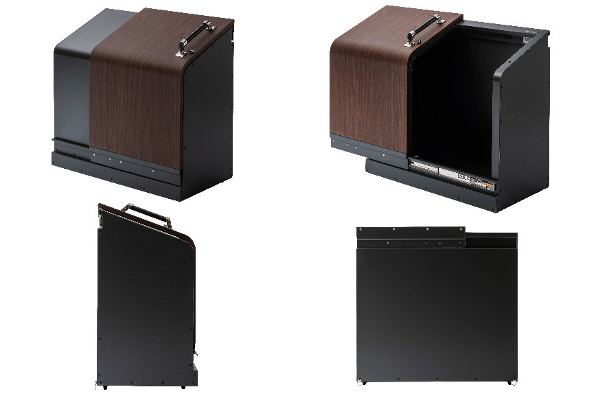 ゴミ箱 ホームスライドダスポン プレミアムモデル 黒ZAM(R)仕様 1台 単色 アップルグリーン[20780465]