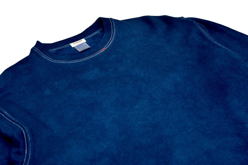 スウェット ASCENSION  藍染め スウェットB 1枚 L トップス カットソー メンズ レディス 黒部の名水染め