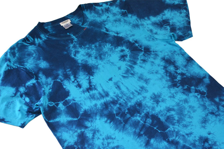 Tシャツ ASCENSION  藍染め タイダイ TシャツE 1枚 S