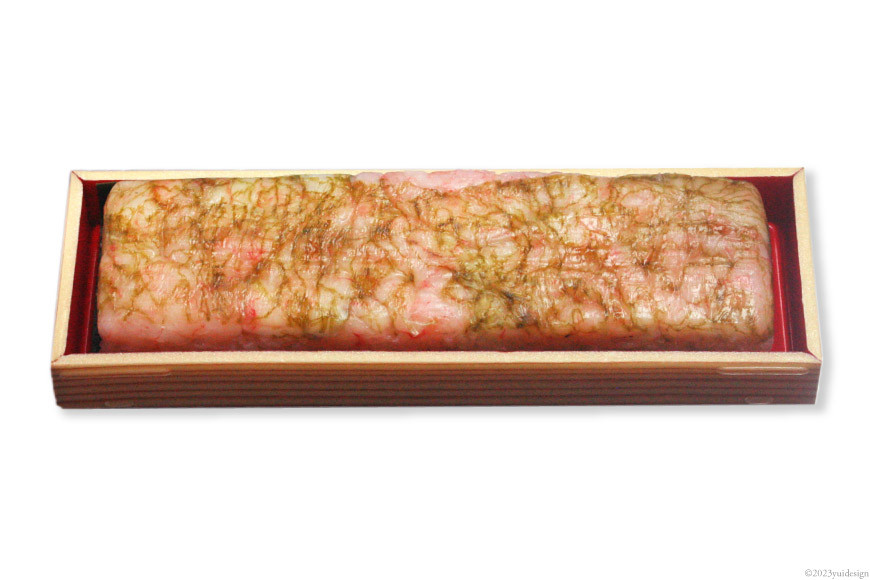 甘えびの昆布〆棒寿司 1本 210g/ます寿司屋ヒロ助/富山県 黒部市  寿司 鮨 ます寿司 ます鮨 棒寿司 甘えび