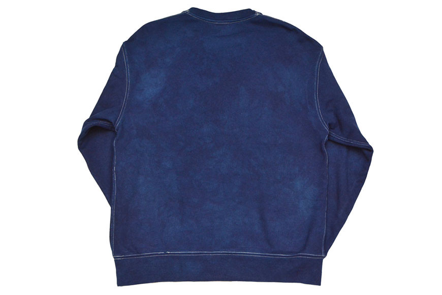 スウェット ASCENSION  藍染め スウェットB 1枚 L トップス カットソー メンズ レディス 黒部の名水染め